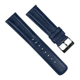 Navy Blue Classic Horween Leather Watch Band by Barton