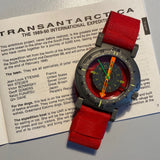 Yema Bipole watch for Transantarctic expedition (1989 Yema Bipôle Duopoly) -- Complete NOS!