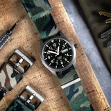Classic Camouflage Elite Nylon NATO® style Watch Band by Barton