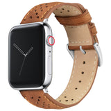 Apple Watch Caramel Brown Racing Horween® Leather Watch Band by Barton