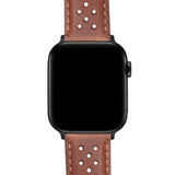 Apple Watch Caramel Brown Racing Horween® Leather Watch Band by Barton
