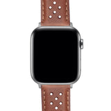 Apple Watch Caramel Brown Racing Horween® Leather Watch Band by Barton
