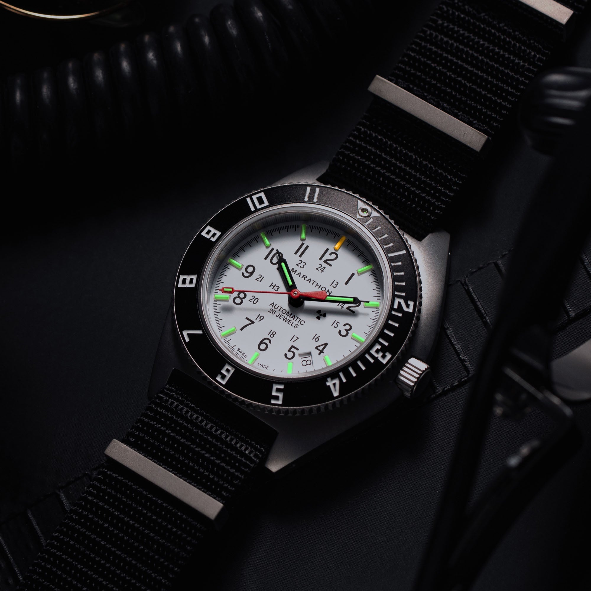 41mm SSNAV-D AUTO Arctic Edition, Type II - Pilot's Automatic Watch by Marathon (WW194030SS-0501)