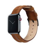 Apple Watch Caramel Brown Classic Horween® Leather Watch Band by Barton