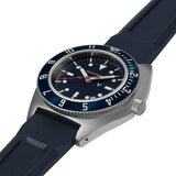 41MM Pilot's Blue Yonder Steel Navigator Date (SSNAV-D) by Marathon (WW194013SS-1301)