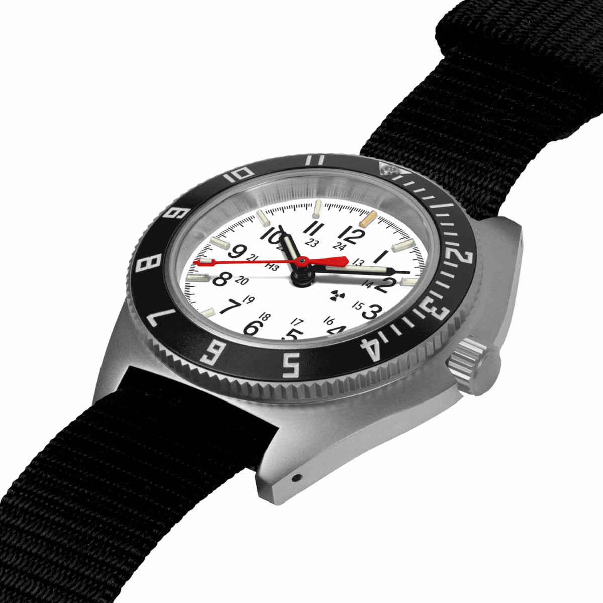 41mm SSNAV AUTO Arctic Edition, Type II - Pilot's Automatic Watch by Marathon (WW194029SS-0501)