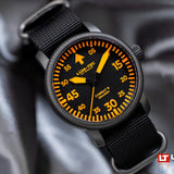 Lum-tec Combat B71 43mm watch Orange MDV Luminova