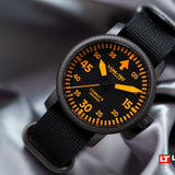 Lum-tec Combat B71 43mm watch Orange MDV Luminova