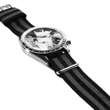 Black Smoke James Bond Nylon NATO® style Watch Band by Barton