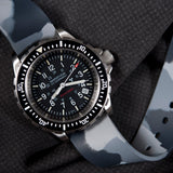 20MM Single Piece Camouflage Rubber Dive Strap by Marathon