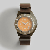 Marathon Watch Company X J.Crew Pilot's Navigator with Date watch -- Orange dial