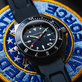 41MM Pilot's Blue Yonder Steel Navigator Date (SSNAV-D) by Marathon (WW194013SS-1301)