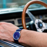 Navy Blue Nylon NATO® style Watch Band by Barton