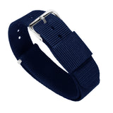 Navy Blue Nylon NATO® style Watch Band by Barton