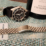 Marathon Stainless Steel Watch Band Universal, 1970s/80s w/ spring bar set, NOS