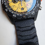 Luminox Bear Grylls XB.3740 Yellow Chronograph 45mm Swiss Tool Watch w/ Compass - excellent