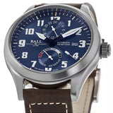 Engineer Master II Voyager GMT 44mm Blue - Leather - Ltd Ed 1000pcs by Ball Watch Co. (GM2128C-LJ-BE)