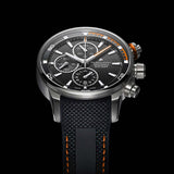 Maurice Lacroix Pontos S Extreme Diver Chronograph Watch - 43mm Black Dial Black Leather Band Swiss Automatic Dive Watch PT6028-ALB31-331-1