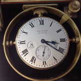 Waltham 8-day Marine Chronometer -- WWI Liberty ship