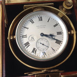 Waltham 8-day Marine Chronometer -- WWI Liberty ship