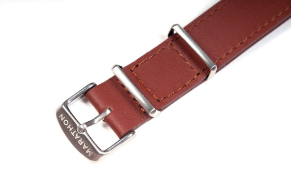 TAN leather NATO detail buckle