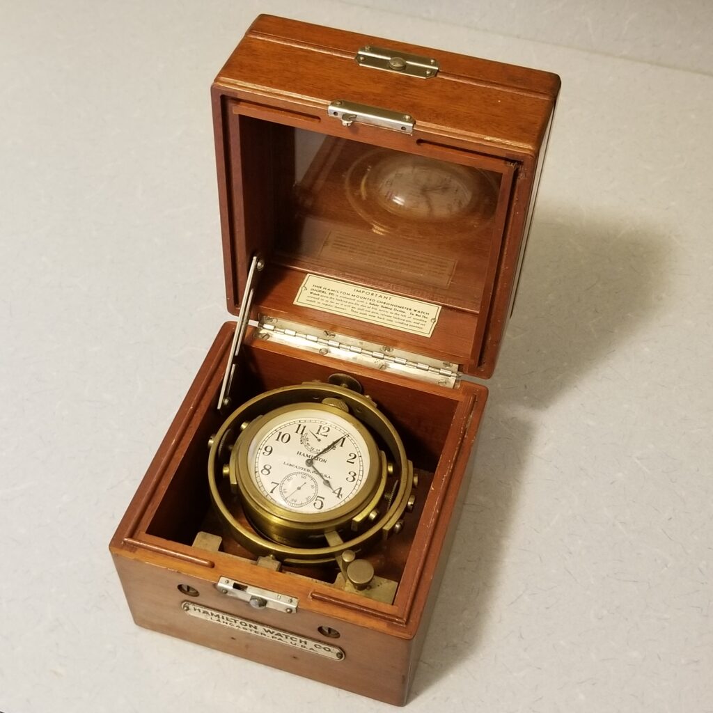 Hamilton model 22 chronometer, Windy City Watch Collector eBay store