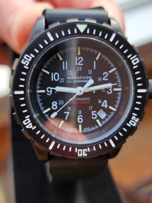 Marathon black GSAR pre-owned watch