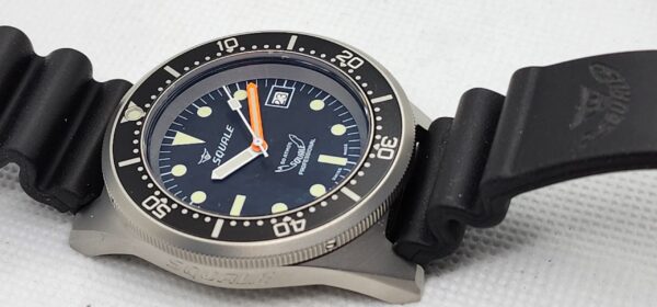 Squale 500 Meter Swiss Automatic Dive Watch with Matte Finish Case #1521-026-matte: New - Image 5